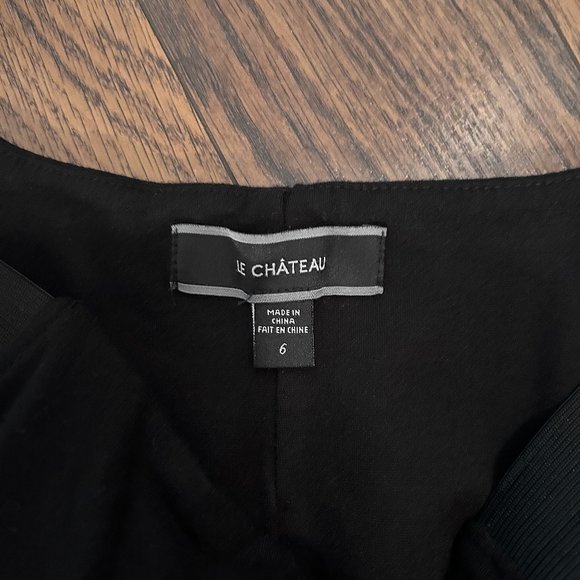 Le Chateau Women's Black Stretch Pants - Picture 9 of 10
